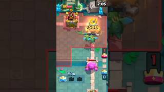 نبرد حساس و نفس گیر در کلش رویال🔥         #clashroyale#shorts