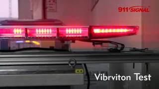 911 Signal Supervisor LED lightbar from Dun-Bri Group - Reliability testing