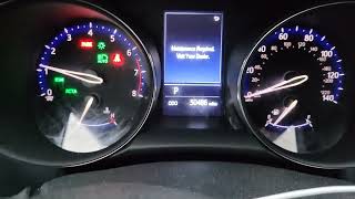 How To Reset Maintenance Required See Dealer Light on Toyota CH-R