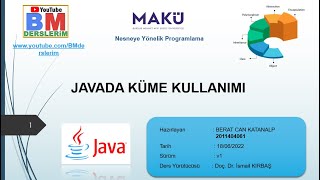 20 - Java'da Küme Kullanımı