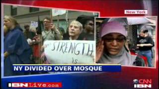 Protesters at Ground Zero mosque