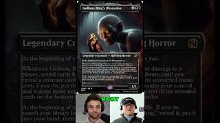 Gollum and his precious... #youtubeshorts #lordoftherings #magicthegathering #mtg