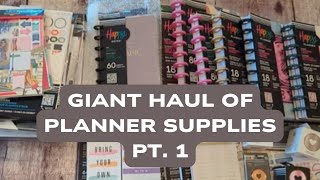 GIANT Happy Planner Haul! Part 1 of 2