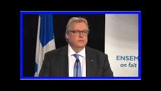 Gaétan Barrette défend sa réforme des laboratoires (VIDÉO)