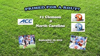 2019 Clemson @ North Carolina One Hour