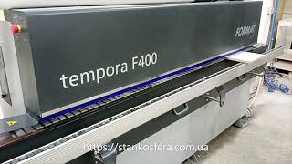 Кромкооблицовочный станок с прифуговкой бу Format4 Tempora F400 45.03 m-motion