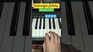 EASIEST Subwoofer Lullaby, Minecraft Piano tutorial on YouTube (part 3)