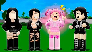 Roblox | Being Pink In All Black Brookhaven!