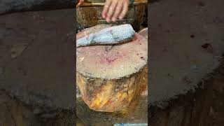 Satisfying Rohu Fish Cutting & Chopping Skills In Bangladesh Fish Market #shorts