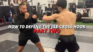 Boxing Partner Drill: Defend and Counter The Jab-Cross-Hook Part 2