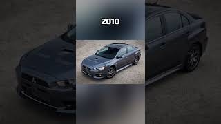 The Evolution of Mitsubishi Lancer (1973 To 2022) #shorts