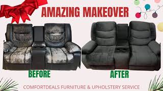 Amazing Sofa Couch Makeover Upholstery