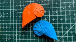 How to make Navel Shell Origami (Tomoko Fuse)