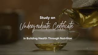 Study an undergraduate certificate in Building Health Through Nutrition