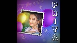 // Happy Birthday Priya Bhavani //#happybirthday #india #actor #priyabhavanishankar #thanks