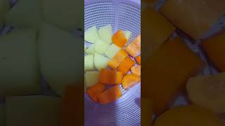 #satisfying #cutting carrots 🥕 and potato 🥔 #vegestables #shortvideo #viralshort #trending #asmr