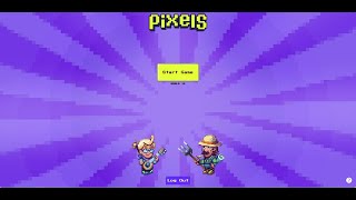 Pixels - покупка Vip статуса, вывел заработанные Berry,  советы по игре.