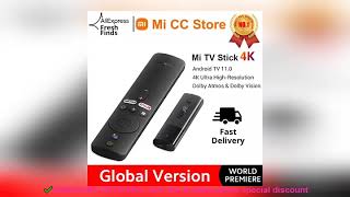 ✔️[World Premiere] Global Version Xiaomi Mi TV Stick 4K Android 11 Porta