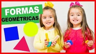 APRENDE las FORMAS GEOMÉTRICAS 🟡🔺🟪💚 para NIÑOS 👧🏼👧🏼 EN ESPAÑOL | Fácil, rápido y divertido