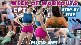 WEEK OF WORKOUTS FOR A FIT HOURGLASS PHYSIQUE | Step by Step | Weights, Yoga, Circuits, Skiing