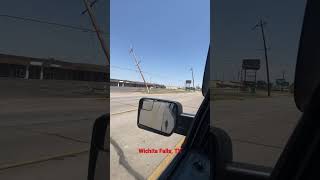 The aftermath of the storm that came outta nowhere in Wichita Falls, Texas  power poles snapped