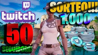 SORTEO 1000 PAVOS EN TWITCH METEROS EN MI TWITCH TODOS SEGUIRME