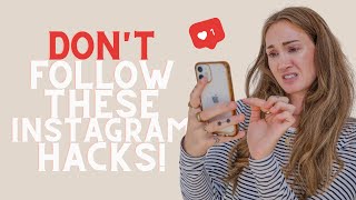 DON'T make these Instagram mistakes! (just stop)