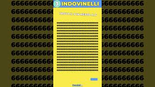 Risolvi questo indovinello in 10 secondi !