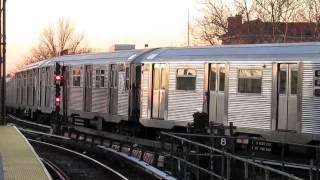 NYC Subway: R32 Z Train Leaving East New York Yard