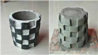 Very beautiful and unique ideas from cement pot - simple and easy diy flower pot designs - gamla.