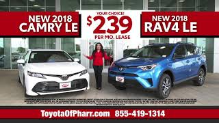 Fall into savings Camrys or Rav4s only $239