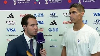 Raphael Varane | Post Match Interview | France Vs Denmark 2-1