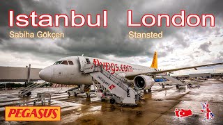 My first ever flight with Pegasus Airlines -  🇹🇷 Istanbul to 🇬🇧 London