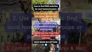 How To Find FREE Activities For Your Homeschoolers