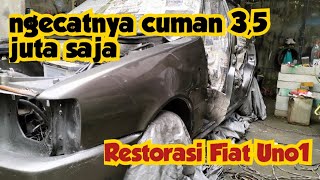 restorasi mobil tua fiat Uno 1 tahun 1990