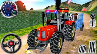 Real Tractor Trolley Simulator games 2023 || Android Gameplay