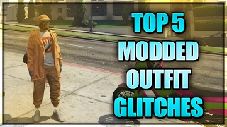 Best GTA 5 Clothing Glitches 1.37 ''TOP 5 WORKING OUTFIT GLITCHES'' (Rare Outfit Glitches)