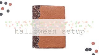 2020 Halloween Planner Setup | Mini HP Flip Through