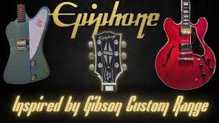 The Epiphone Inspired by Gibson 2024 collection details and pricing