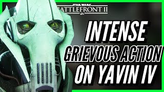 General Grievous wrecking noobs Star Wars Battlefront 2 (Yavin 4)