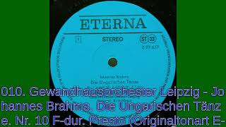 010  Gewandhausorchester Leipzig   Johannes Brahms  Die Ungarischen Tänze  Nr  10 F dur  Presto Orig