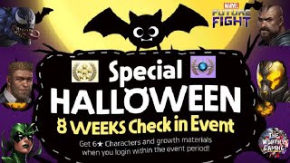 Marvel Future Fight|| Special Halloween 8 Week Check In Event