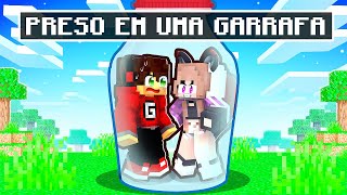 PRESO EM UMA GARRAFA de VIDRO COM uma GAROTA LOBO no Minecraft!