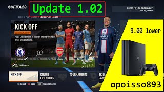 FIFA 23 PS4 update version 1.02 opoisso893