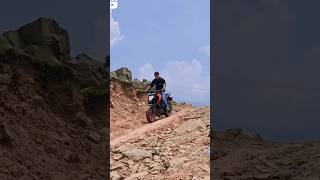 full on offroading on ktm duke 200