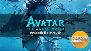 Avatar 2 the way of water art book flip through