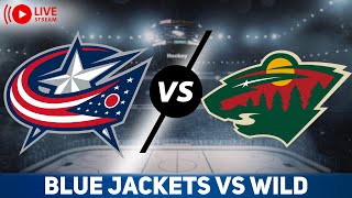 Columbus Blue Jackets vs Minnesota Wild LIVE GAME REACTION & PLAY-BY-PLAY