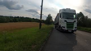 Bromyard today, unbelievable overtake by massive lorry, JG Pears