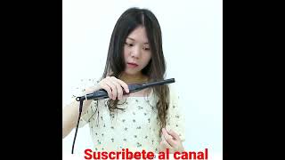 PINZA DE CABELLO ALISADORA AmoVee Plancha plana para lápiz de pelo corto