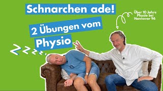 Kein Schnarchen mehr: 2 Übungen vom Physiotherapeuten